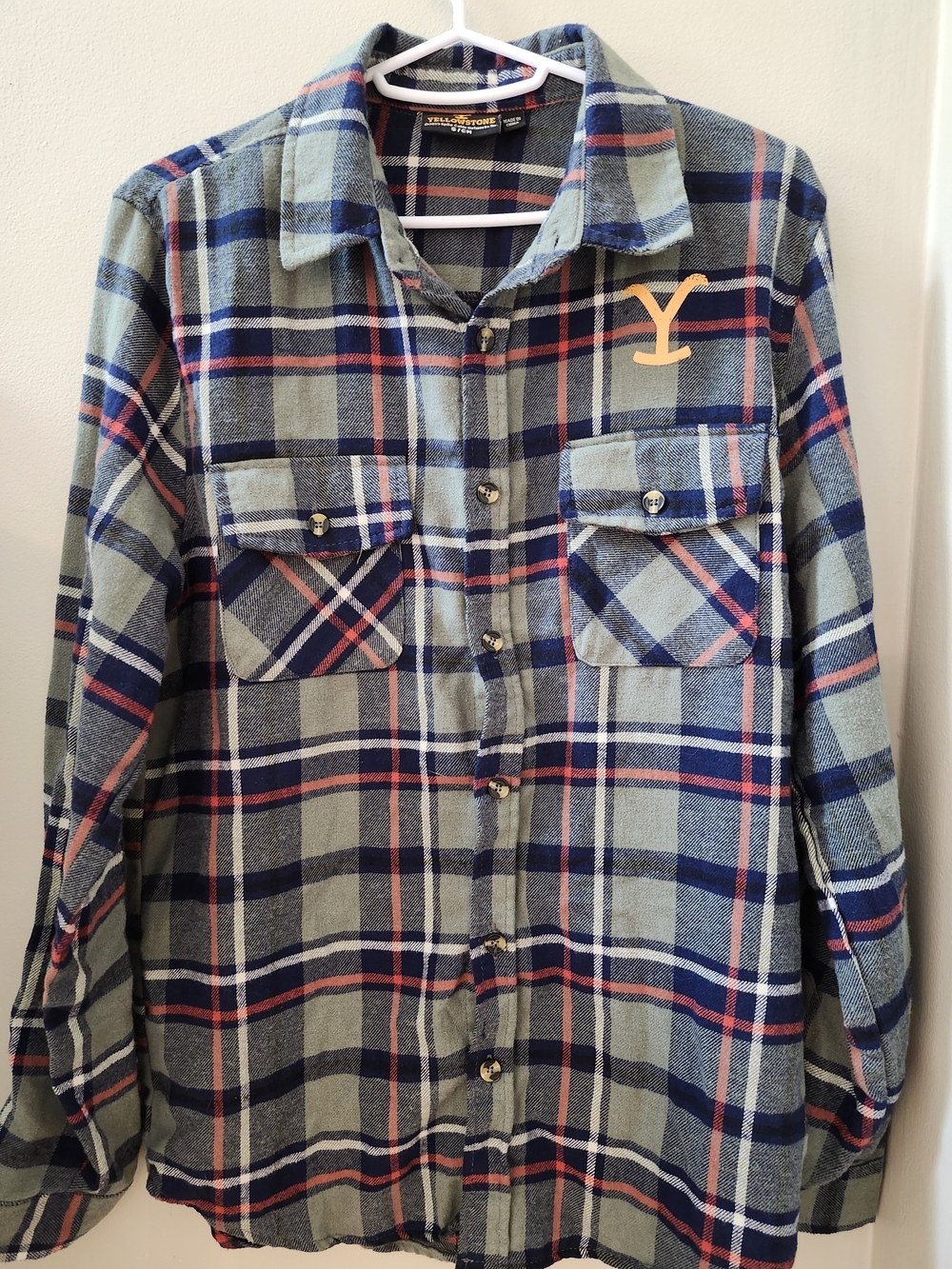 Yellowstone Dutton Ranch Flannel Shirt Mens Small